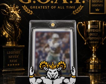GOAT Trading Card Display Stand | 3D Printed Collector Holder