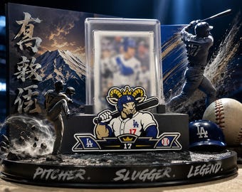 GOAT Baseball Card Display Stand | 3D Printed Sports Card Holder