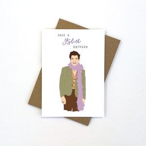 Harry Styles Birthday Card | Australian Made | Blank Inside | Envelope Included