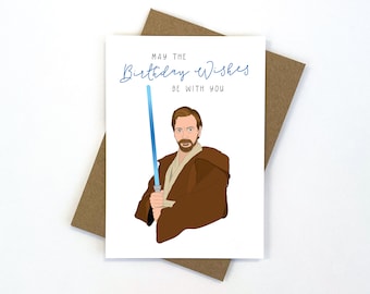 Star Wars Birthday Card | Australian Made | Blank Inside | Envelope Included