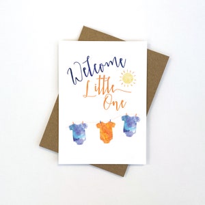 Welcome Baby Card | Australian Made | Blank Inside | Envelope Included