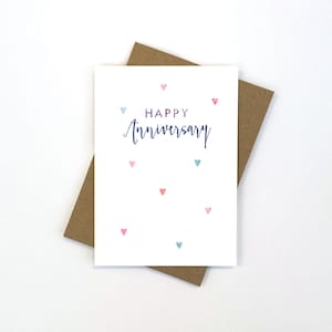 Happy Anniversary Card | Australian Made | Blank Inside | Envelope Included