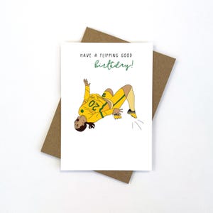 Sam Kerr Birthday Card | Australian Made | Blank Inside | Envelope Included