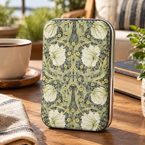 Svart rektangulär metallplåtask, 95×60×20 mm tom förvaringslåda för hantverk, smycken och små föremål