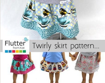 Rollschneider Mädchen Rock Schnittmuster