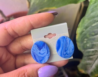Periwinkle Post Earrings