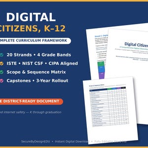 Digital Citizens, K–12 (Complete Curriculum Framework)