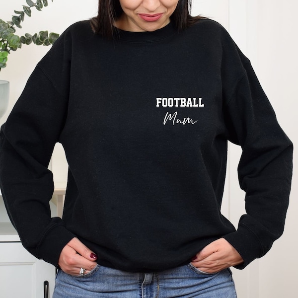 Football Mum Sweatshirt, Football Mama, Sport Sweatshirt, Mum of Boys, Slogan Sweatshirt, Football Jumper, Mum Gifts, Soccer Jumper