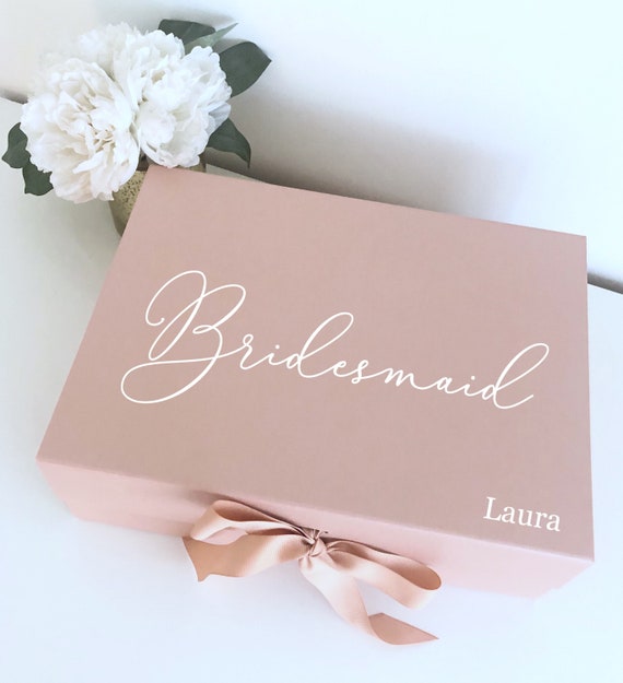 thank you keepsake Personalised Maid of Honour /& Bridesmaid Flower girl gift