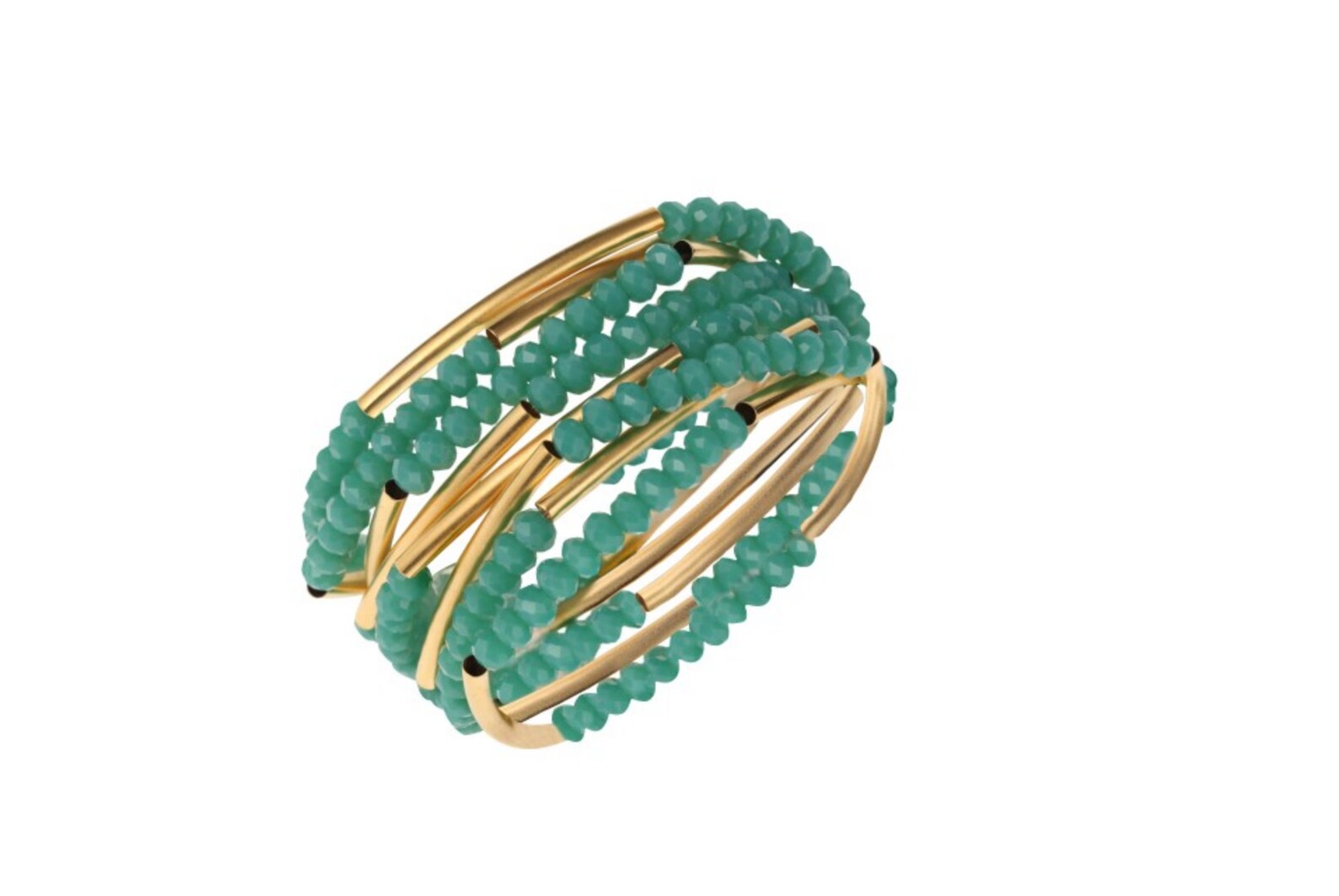 Red Bracelet, Stack Beads Bracelet, Wrap Beads Bracelet, Wrap Bracelet