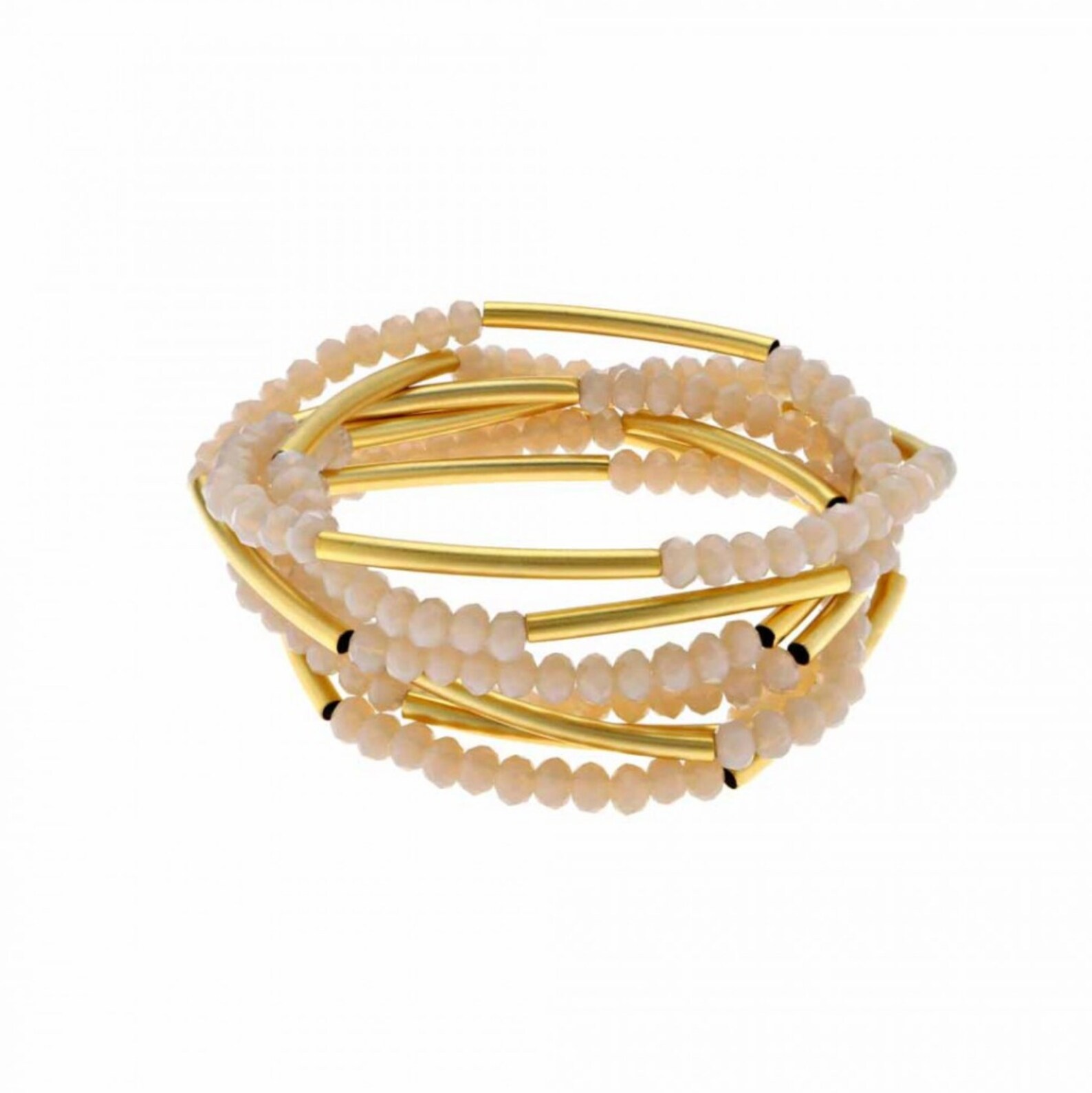 Red Bracelet, Stack Beads Bracelet, Wrap Beads Bracelet, Wrap Bracelet