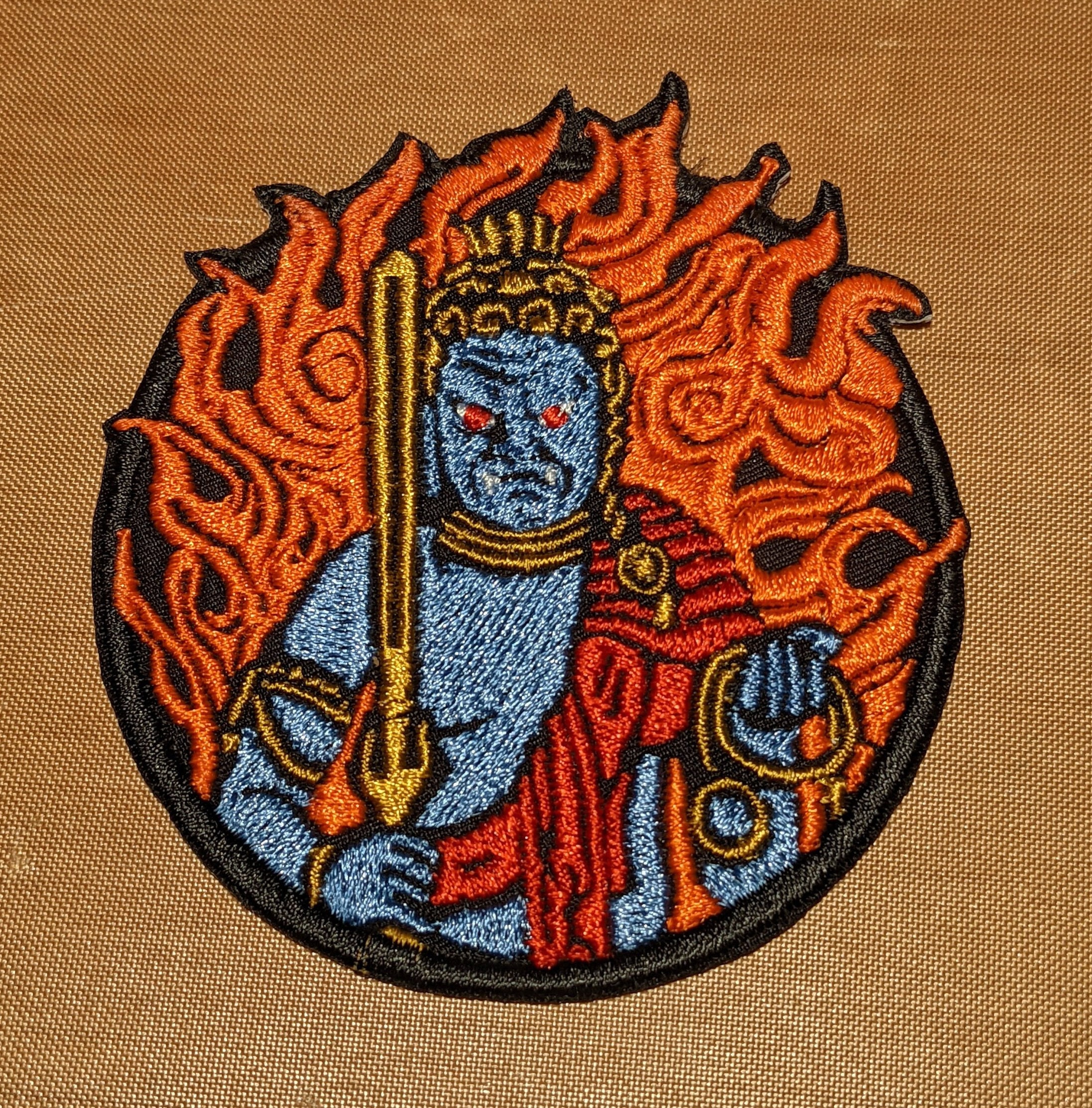 Fudo Myoo (acala) Bodhisattva Patch **UPDATED** - Etsy