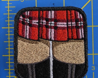 Zettai Ryouiki embroidered patch **UPDATED ART**