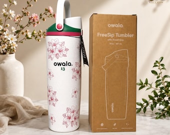 Owala FreeSip Stainless Steel Water Bottle Special Edition - “Azalea 13” Golf 32oz, 2026 Summer Washable Reusable Travel CUP Gift