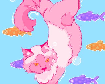 Cat Art Print