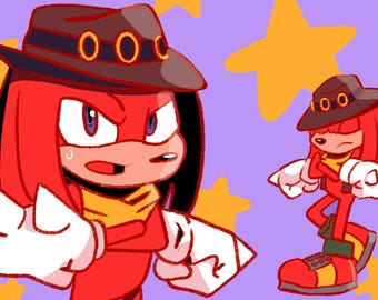 Knuckles Art Print