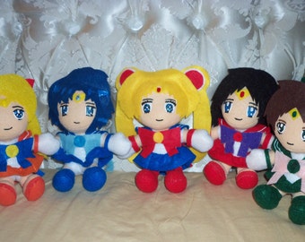 1 Sailor Scout Plushie (MADE TO ORDER!)