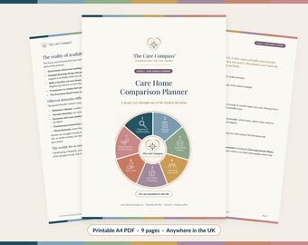 Planificador comparativo de residencias de ancianos / Lista de verificación para el cuidado de personas con demencia (Descarga en PDF)