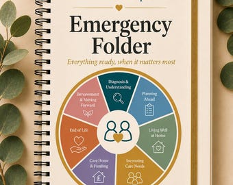 Emergency Folder | Medical Information Planner (PDF Download)