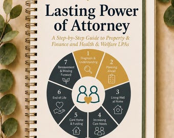 Lasting Power of Attorney Form Guide | Property, Finance & Health Walkthrough (Instant Download)