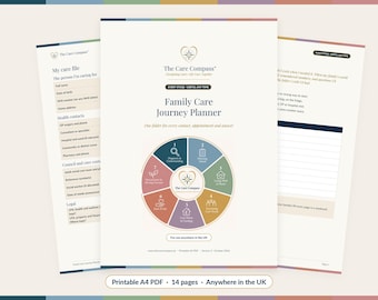 Planificador de la trayectoria de cuidados familiares / Organizador de cuidados para padres ancianos y personas con demencia (PDF)