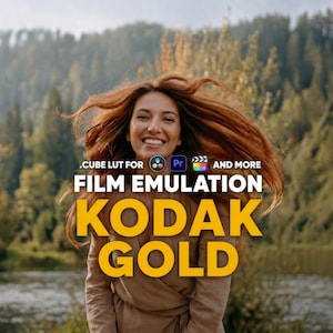 150 LUTs de emulación de película Kodak, nodos DaVinci Resolve PowerGrades / Colores Kodak vintage y corrección de color para DaVinci, Premiere, CapCut, FCPX