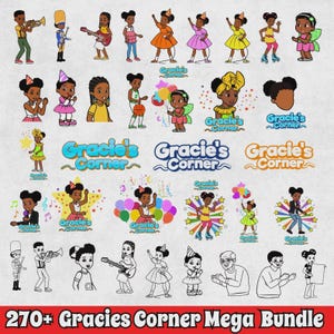 Über 280 SVG-Bundles von Gracie's Corner, Gracie's Corner Geburtstags-PNG, Geburtstagskind, 1. Geburtstags-PNG, Gracie's Corner Geburtstagsgeschenk-Sublimationsvorlage