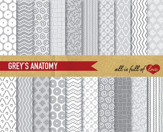 Hand Draw Patterns Grey Printable Background Pape Pack Abstract Digital Scrapbooking Pattern