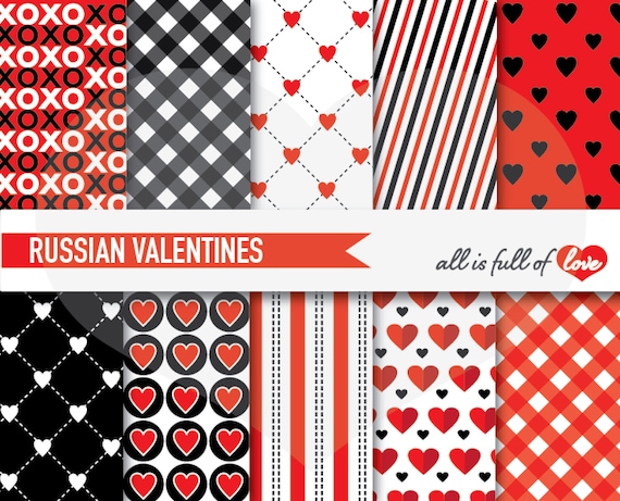 Valentines DIGITAL PAPER Pack Silver Polka Dots Grey Heart patterns stripes Valentines Paper Valentines Background Love A4 Letter