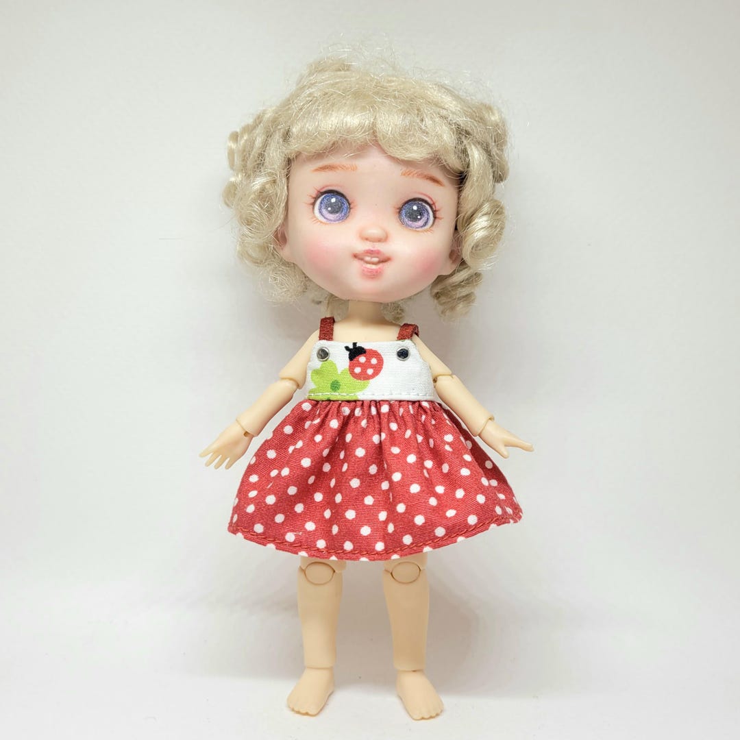 Obitsu11 / Mini Disney AMT Outfit ladybug Dress dress Etsy