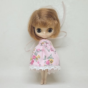 Petite Blythe / Little Dal Outfit : "Sweet Blossoms Dress" (Dress)