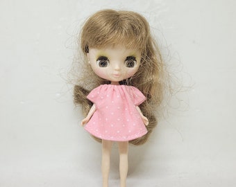 Petite Blythe / Lati White / Little Dal Outfit: "Vestido rosa" (Vestido)