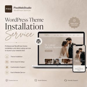 Servizio di installazione del tema WordPress / Configurazione demo, configurazione dei plugin