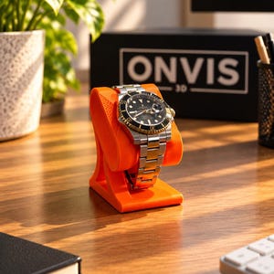 Designer Uhrenständer | Moderner Uhrenhalter für Armbanduhren | 3D-gedruckt | Individuelle Farbwahl