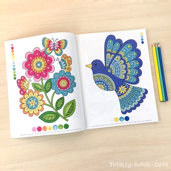 Birdy: A Fanciful Bird Coloring Book, Spiral-bound, Limited Artist