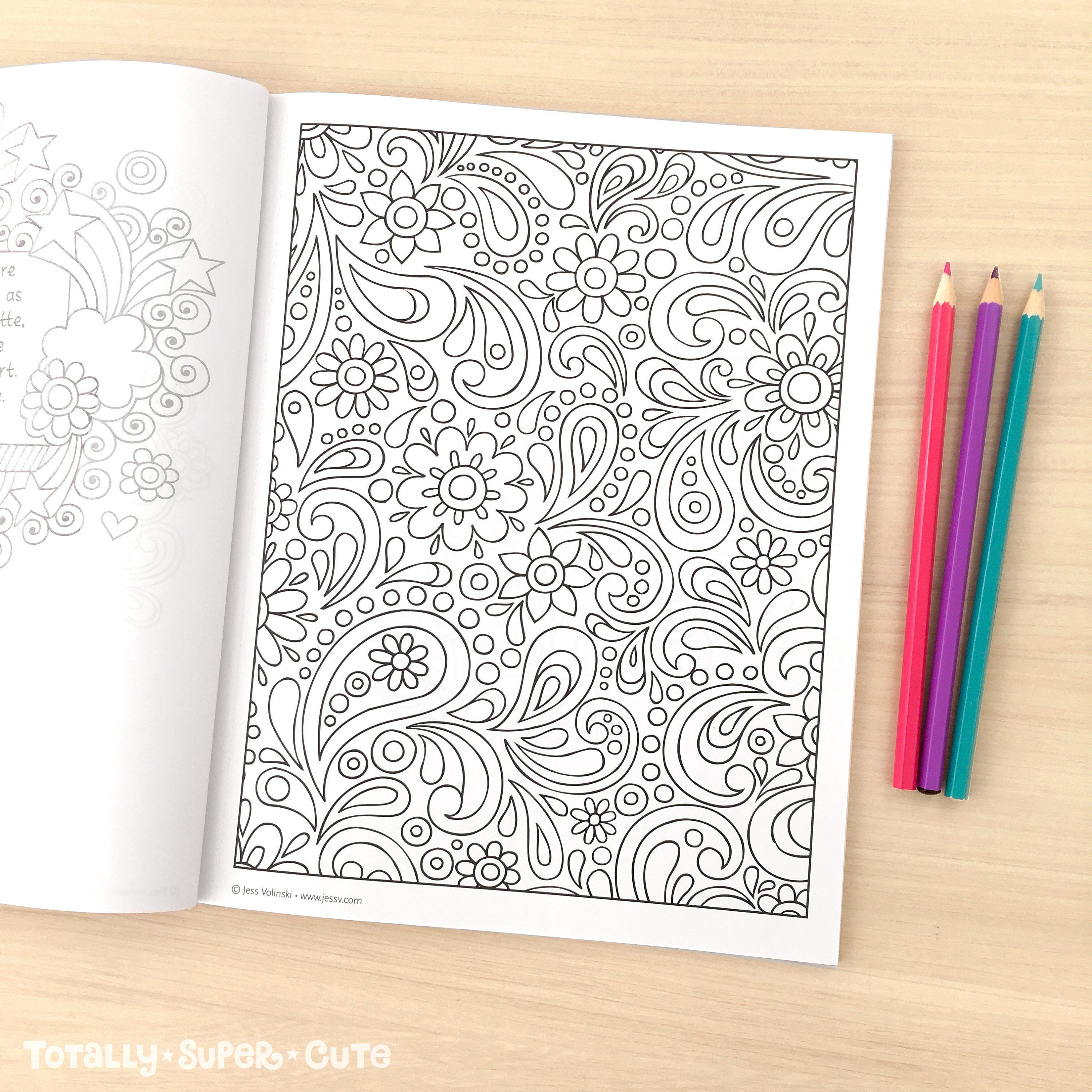 Yoga - An Adult Coloring Book - Cute Notebooks + Journals