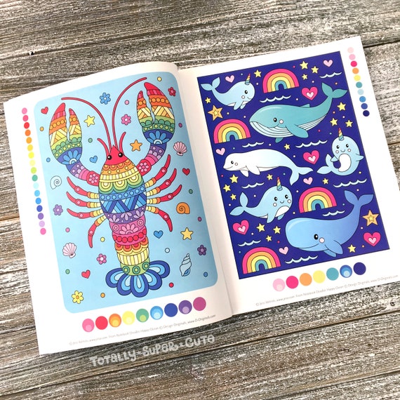Kids Ocean Themed Coloring Kit — High Note Gifts