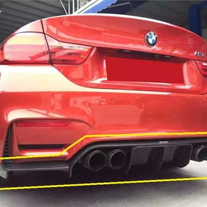 Difusor trasero BMW M3 M4 F80 F82 filtro perfecto