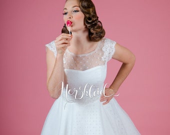 Rockabilly Wedding Dress Etsy