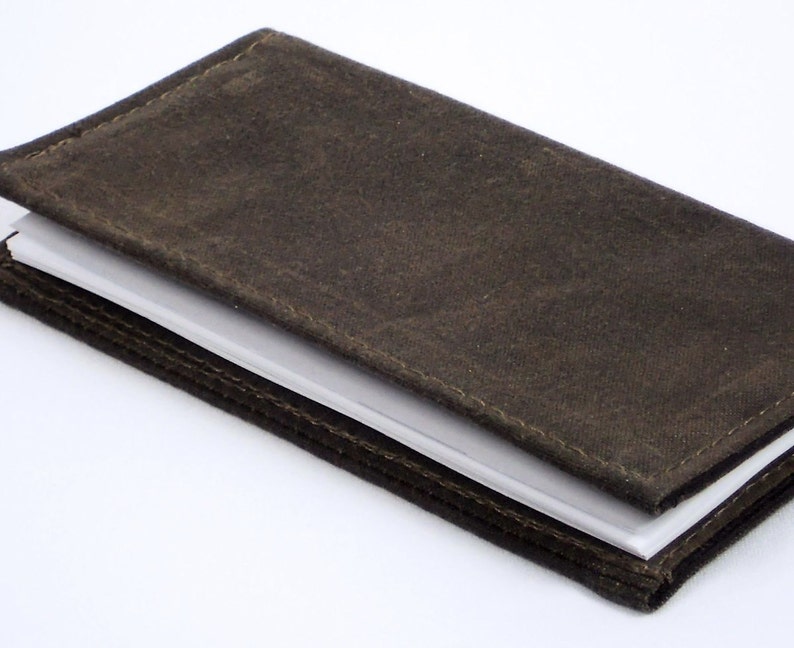 Handmade Brown Checkbook Cover Basic Check Book Unisex - Etsy