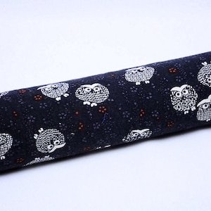 White Owls Door Snake - Draft Blocker - Room Insulator - Energy Saver - Home Decor - Draft Dodger - Made by WhiteCrossDesigns in USA