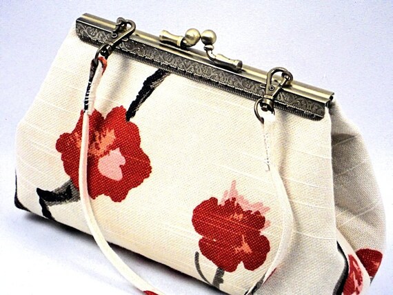 cream clutch purse