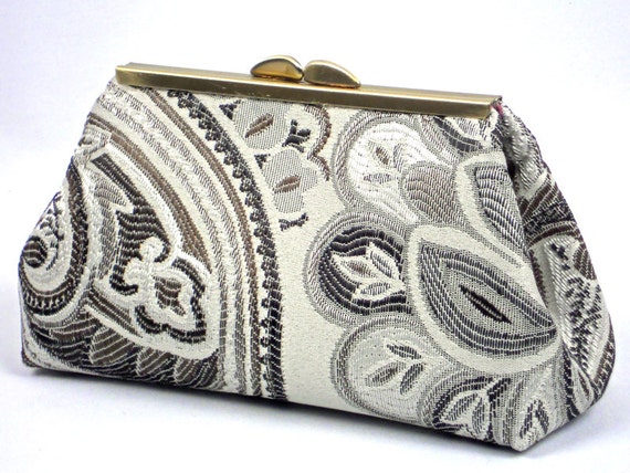 silver clutch purse wedding