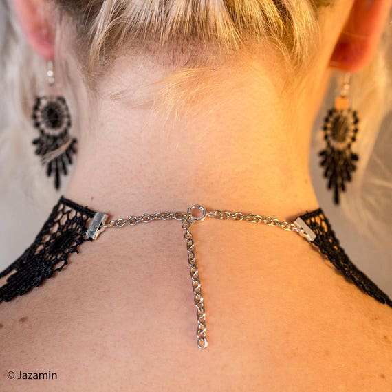 Black Lace Choker - to Compliment Little Black Dress - Etsy