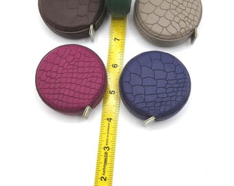 Tape Measure in Leather Case 120 inch Length 10 Feet PURPLE
