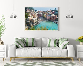 Cinque Terre / Vernazza - (8x12 print) Italy Photography | Travel - Canvas, metallic prints and other sizes available