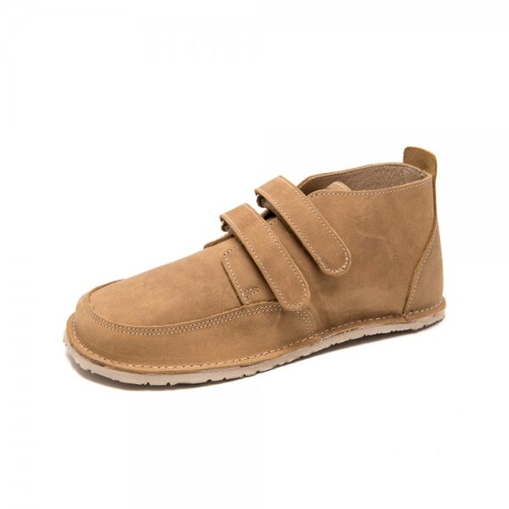 Crazy Beige Leather Outdoor schoenen chroomvrije voering - Etsy Nederland