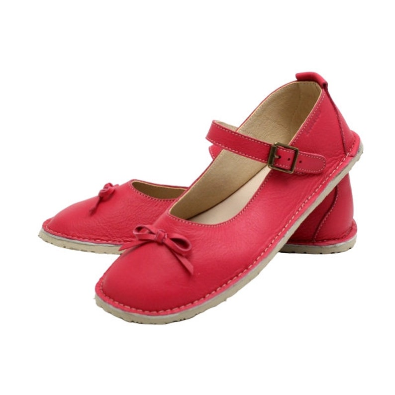 Coral Pink Mary Jane Ladies Shoes Chromefree Lining Vibram® Etsy