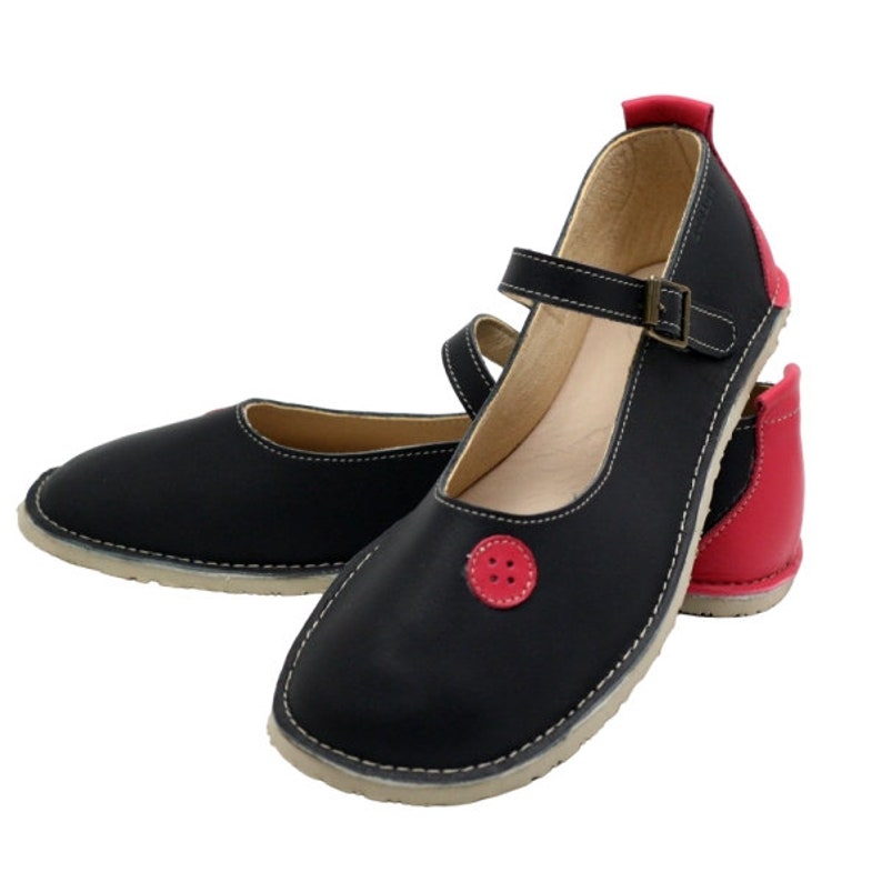 Gray Mary Jane Ladies Shoes Button Chromefree Lining Etsy