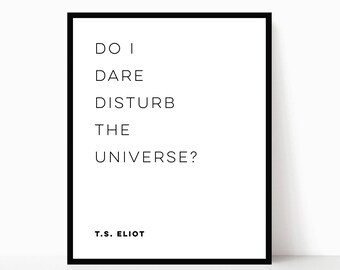 Ts eliot quote | Etsy